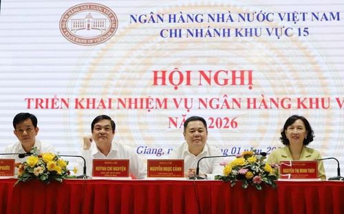 Phó Thống đốc Nguyễn Ngọc Cảnh và Lãnh đạo UBND tỉnh An Giang, Cà Mau đồng chủ trì Hội nghị