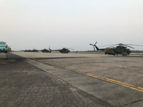 Trực thăng Quân chủng Phòng không - Không quân luôn trong trạng thái sẵn sàng nhận và hoàn thành nhiệm vụ được giao.