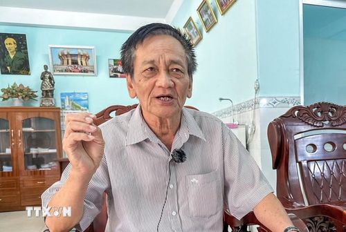  Thạc sỹ Nguyễn Hoàng Sách, nguyên Trưởng khoa Chủ nghĩa xã hội khoa học, Học viện Chính trị khu vực IV (Học viện Chính trị Quốc gia Hồ Chí Minh). (Ảnh: Thanh Liêm/ TTXVN) 