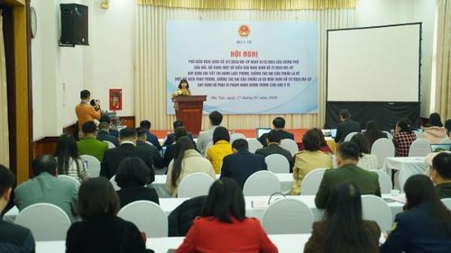 Hội nghị phổ biến các nghị định của Chính phủ về một số biện pháp phòng, chống tác hại của thuốc lá.