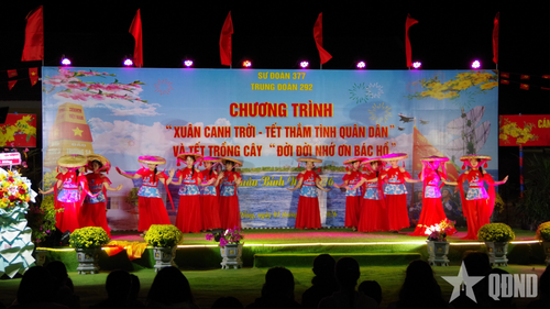  Tiết mục “Kén cá chọn canh” của Trường mầm non Hoa Phượng, xã Liên Hương, tỉnh Lâm Đồng.