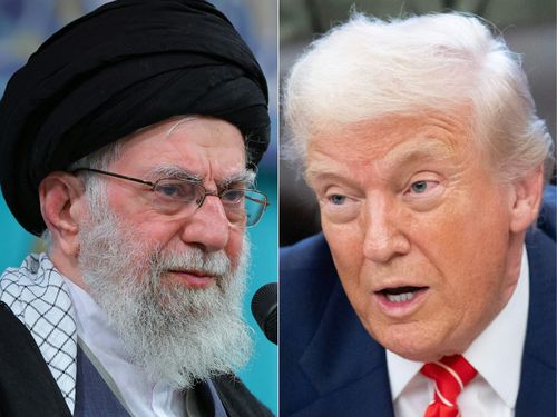 Lãnh tụ tối cao Iran Ayatollah Ali Khamenei (trái) và Tổng thống Mỹ Donald Trump (phải). Ảnh: AFP/Khamenei.ir