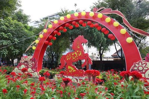 TPHCM rực rỡ sắc màu, rộn ràng đón Xuân Bính Ngọ. Ảnh: ĐỨC NAM