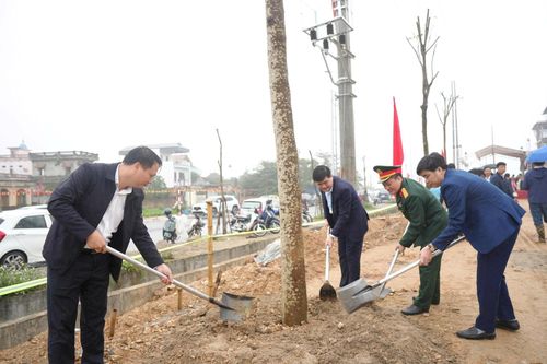 Xã Hạ Bằng chung tay xây dựng môi trường sống xanh, sạch, đẹp. Ảnh: Thảo Linh