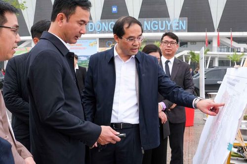  Bí thư Tỉnh ủy Thái Nguyên Trịnh Xuân Trường kiểm tra tiến độ Dự án sân vận động Thái Nguyên và các dự án liên quan. 