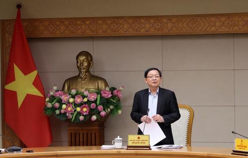 Phó Thủ tướng yêu cầu Bộ Tư pháp tiếp tục chỉ đạo rà soát toàn bộ dự thảo trên cơ sở ý kiến của các bộ, ngành - Ảnh: VGP/Gia Huy