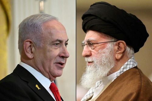 Thủ tướng Israel Netanyahu và cố Lãnh tụ Tối cao Iran. Ảnh: Times of Israel