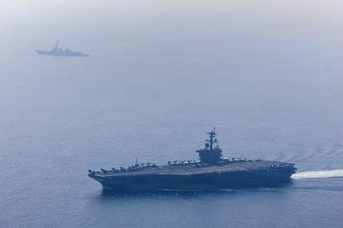 Tàu sân bay USS Abraham Lincoln của Mỹ. Ảnh: Hải quân Mỹ