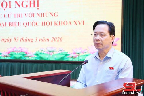 Đồng chí Bí thư Tỉnh ủy phát biểu tại hội nghị.