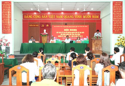 Hội nghị tiếp xúc cử tri của người ứng cử đại biểu HĐND tỉnh nhiệm kỳ 2026 - 2031 thuộc Đơn vị bầu cử số 17 tại phường Bình Thuận, tỉnh Lâm Đồng