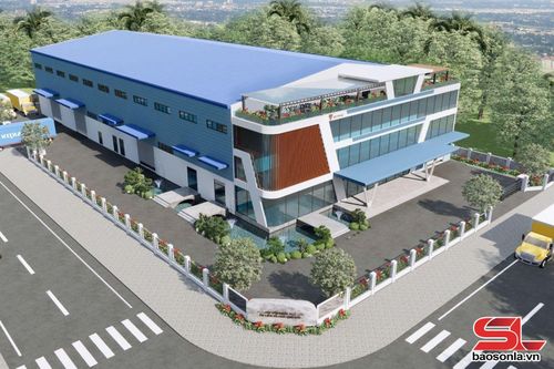 Mô hình Nhà máy sản xuất ngũ cốc ăn liền và hoa quả sấy do Công ty CP Sản xuất và thương mại đầu tư VFI làm chủ đầu tư tại Khu Công nghiệp Mai Sơn.