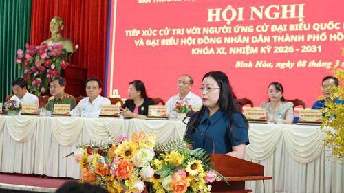  Bà Trương Thanh Nga trình bày chương trình hành động 