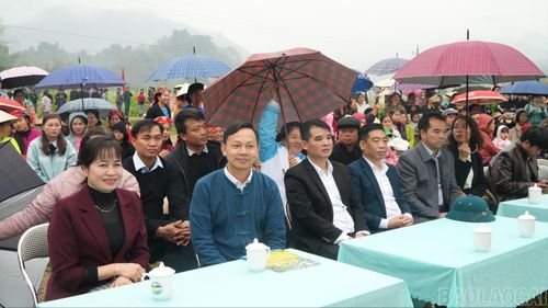 Đại biểu dự lễ hội.