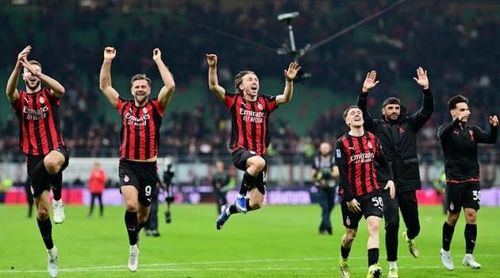 Niềm vui chiến thắng của Milan.