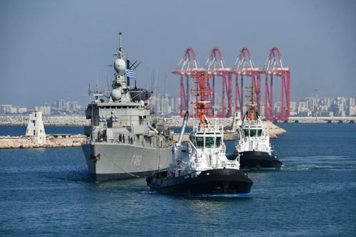  Tàu Hải quân của NATO và Israel trong một cuộc luyện tập chung tại căn cứ quân sự ở Haifa hồi tháng 2/2021. Ảnh: NATO 