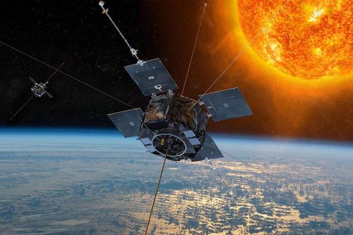 Tuy nhiên, thời điểm chính xác vệ tinh nghiên cứu Van Allen Probe A rơi có thể chênh lệch khoảng 24 giờ so với dự kiến và nguy cơ gây thương vong cho con người là rất thấp. Ảnh: jhuapl.edu.