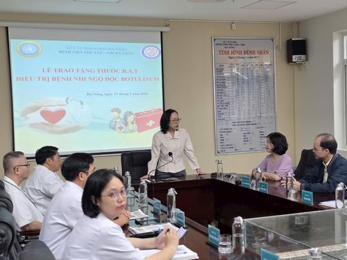 Sau khi tiếp nhận thuốc, Sở Y tế thành phố Đà Nẵng nhanh chóng chuyển ngay đến Bệnh viện Phụ Sản- Nhi Đà Nẵng, khẩn trương sử dụng cứu người.