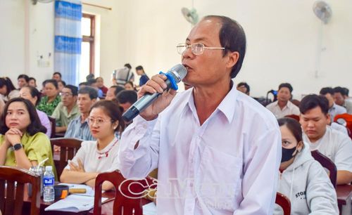  Ông Nguyễn Văn Tho, cử tri ấp Thạnh Hưng 1, bày tỏ sự đồng tình và gửi gắm niềm tin đến các ứng cử viên đại biểu HĐND tỉnh (Đơn vị bầu cử số 16), nhiệm kỳ 2026-2031.