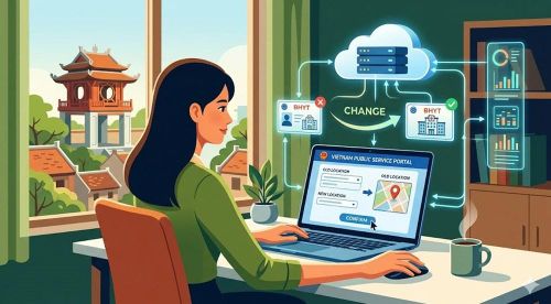 Người tham gia BHYT có thể thực hiện thủ tục đổi nơi khám chữa bệnh trực tuyến trên cổng dịch vụ công - Ảnh minh họa