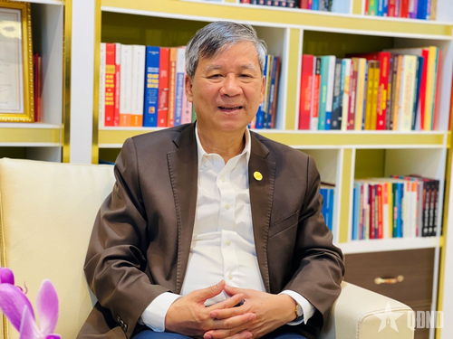 Giáo sư, Anh hùng Lao động Nguyễn Anh Trí. Ảnh: HOÀNG CHUNG