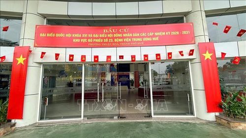 Công tác chuẩn bị bầu cử tại Bệnh viện Trung ương Huế đã cơ bản hoàn thành.