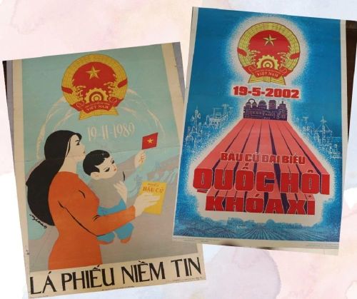 Dù được sáng tác cách đây hàng chục năm, nhiều bức tranh vẫn giữ nguyên giá trị thẩm mỹ và thông điệp tuyên truyền sâu sắc.