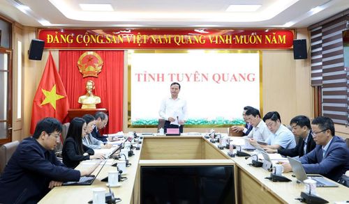 Đồng chí Nguyễn Mạnh Tuấn, Phó Chủ tịch Thường trực UBND tỉnh chủ trì cuộc họp nghe báo cáo tình hình rà soát các dự án đầu tư ngoài ngân sách chậm tiến độ.