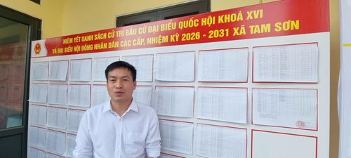 Ông Nguyễn Khánh Duy, cử tri thôn Then, xã Tam Sơn