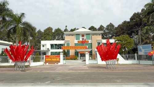  Các điểm bầu cử được trang trí rực rỡ. 