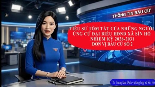  Xã Sìn Hồ sử dụng công nghệ AI tạo các clip tuyên truyền về bầu cử trên các nền tảng mạng xã hội của xã. 