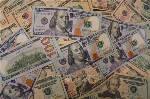 Đồng USD tăng mạnh. Ảnh minh họa: TTXVN