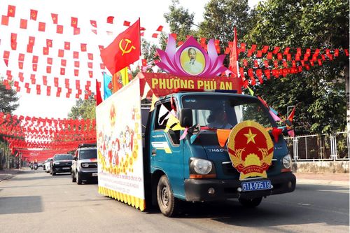 Phường Phú An sẵn sàng cho ngày hội non sông.