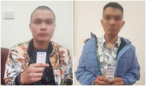 Đối tượng Thái Bá Hậu và Trần Anh Tuấn bị cơ quan Công an bắt giữ.