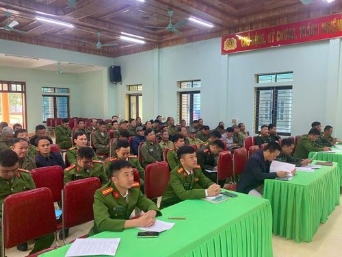  Công an xã Văn Hiến tổ chức Hội nghị triển khai phương án bảo vệ ANTT bầu cử đại biểu Quốc hội khóa XVI và đại biểu HĐND các cấp