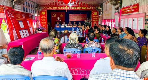 Các hội nghị tiếp xúc giữa cử tri với ứng cử viên đại biểu HĐND Phường Lý Văn Lâm nhiệm kỳ 2026-2031 được tổ chức đúng quy định.