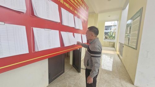 Bí thư Chi bộ, Trưởng thôn Trán Voi Đinh Mai Quang. Ảnh: M.Thư