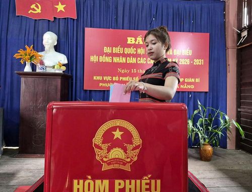 Cử tri Bùi Thị Thúy Vi (19 tuổi), dân tộc Cơ Tu chia sẻ, đây là lần đầu tiên em được cầm lá phiếu nên cảm thấy rất tự hào và hồi hộp. “Em đã tìm hiểu kỹ về các ứng cử viên trước khi đi bỏ phiếu. Em mong những người được bầu sẽ quan tâm nhiều hơn đến đời sống của bà con vùng đồng bào dân tộc thiểu số”, Vi nói