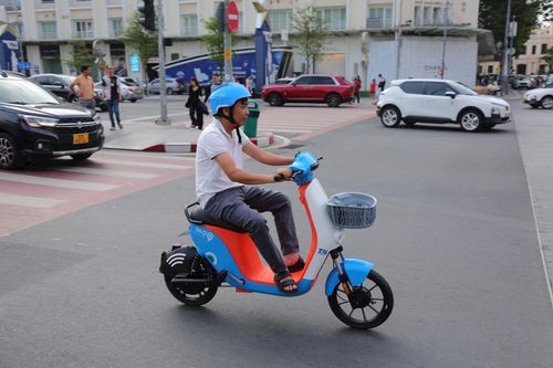 Xe đạp thiết kế gọn gàng, linh hoạt.