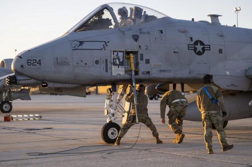 A-10 Thunderbolt II thuộc Phi đoàn Chiến đấu 124, Lực lượng Vệ binh Quốc gia Không quân Idaho. Ảnh: Trung sĩ Kỹ thuật Mercedee Wilds