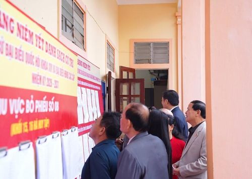 Cử tri xem kỹ lại thông tin về đại biểu ứng cử.