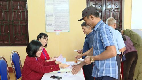 Công tác tổ chức bầu cử được xã Hồ Vương chuẩn bị chu đáo, kỹ lưỡng, thực sự là ngày hội non sông.