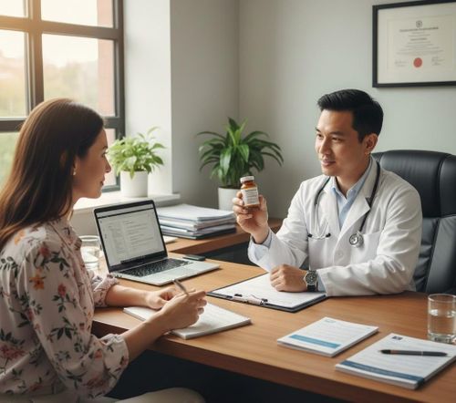 Trước khi bổ sung sắt và magie, nên trao đổi với bác sĩ để được tư vấn loại chế phẩm, liều lượng và thời điểm dùng phù hợp.