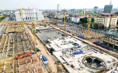 Dự án khu đô thị mới, phố đi bộ trung tâm tại phường Phan Đình Phùng đang được triển khai.