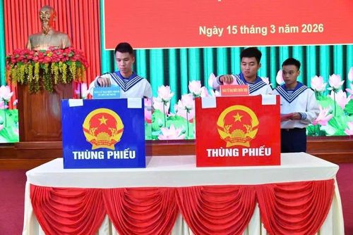 Cử tri của Lữ đoàn 171 đã gửi gắm tình cảm, sự kỳ vọng vào từng lá phiếu