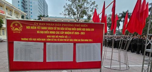 Danh sách cử tri, danh sách người ứng cử được niêm yết tại các vị trí thuận tiện nhất để cử tri có thể tiếp tục tìm hiểu, lựa chọn những người xứng đáng nhất