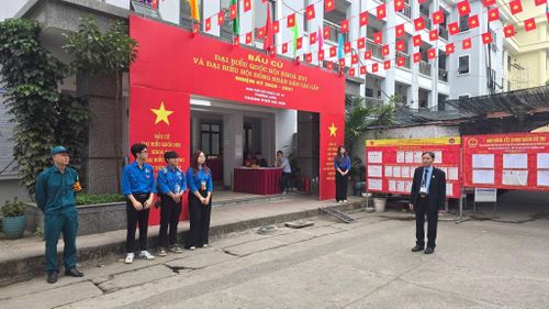 Công tác chuẩn bị về an ninh, trật tự được diễn ra theo đúng quy định. Ảnh: Phương Anh