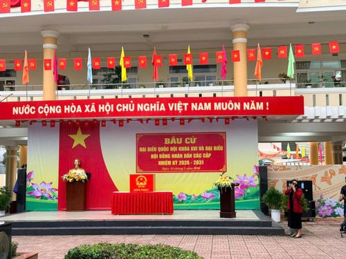 Điểm bầu cử số 20, phường Cẩm Thành, tỉnh Quảng Ngãi