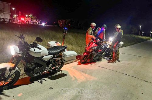 . Lực lượng Công an các địa phương tăng cường tuần tra đêm để đảm bảo an ninh trật tự trước ngày bầu cử 15/3.