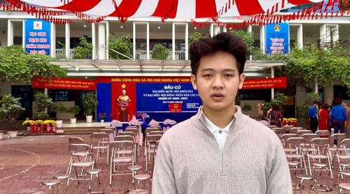 Vũ Minh Đạt là cử tri vừa tròn 18 tuổi, bầu cử Đại biểu Quốc hội khóa XVI và đại biểu HĐND các cấp nhiệm kỳ 2026 - 2031 là dấu mốc trong cuộc đời. Ảnh: Hoa Thành