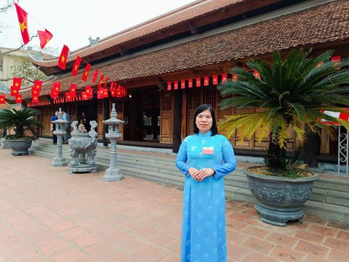 Phó Chủ tịch Hội Liên hiệp phụ nữ xã Tiến Thắng Vũ Thị Duyên chia sẻ. Ảnh PV